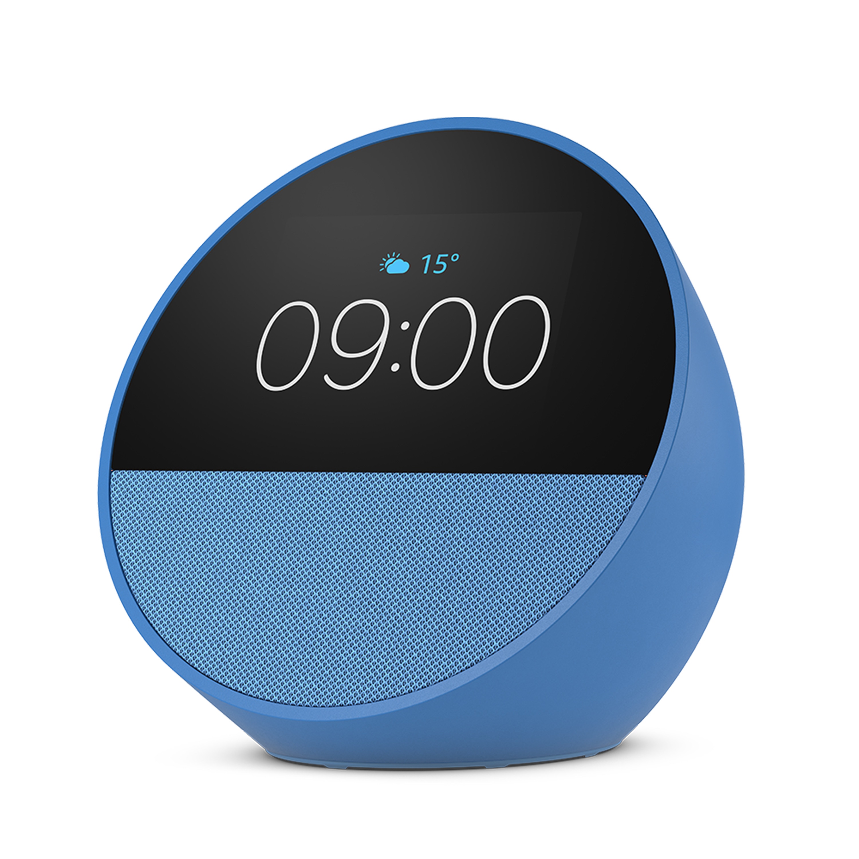 Amazon Echo Spot (2024) Smart Clock mit sattem Klang und Alexa blau B0C2RSJHS6