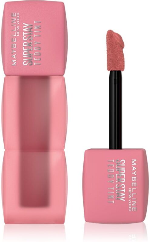 MAYBELLINE NEW YORK SuperStay Teddy Tint ultra matt long-lasting lipstick shade 90 Ribbon Tied 5 ml