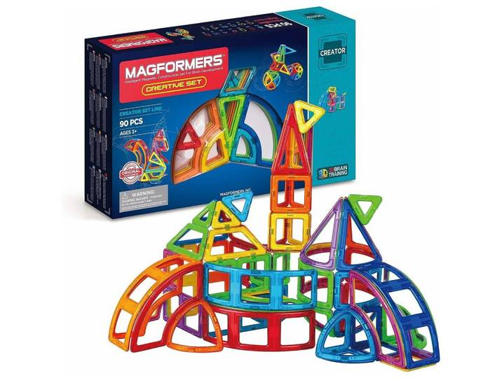 MAGFORMERS Kreativ-Set 90 Teile Konstruktions-Spielset, (Packung)