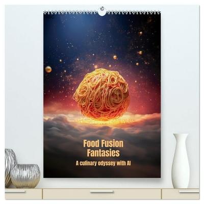 Food Fusion Fantasies (High Quality Premium Wall Calendar 2027 DIN A2 portrait),CALVENDO 12 Month Wall Calendar