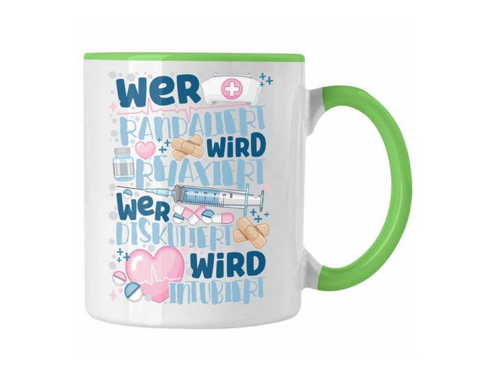 Trendation Tasse Anästhesie Krankenschwester Tasse Geschenk Propofol Geschenk Kaffeetas