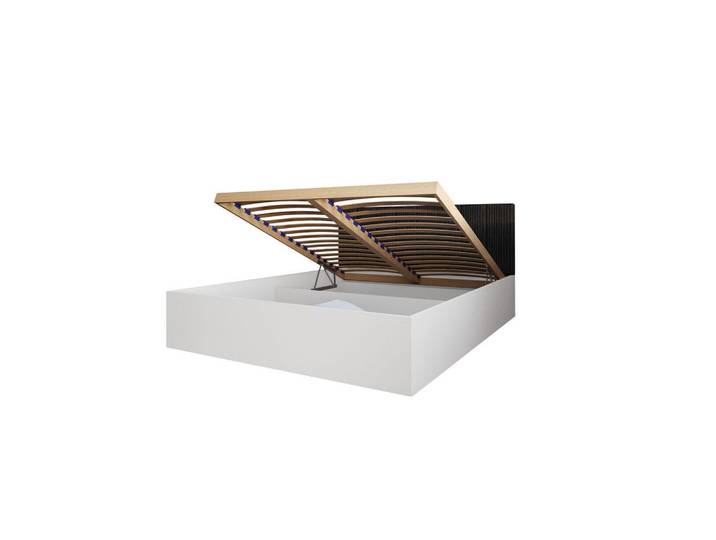 Sepro Meble Bett Weiss Style, Weiß, 160x200 cm, Schlafzimmer, Betten, Polsterbetten