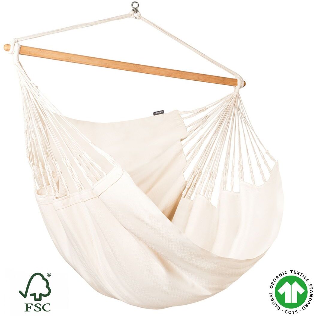 Amaca Kingsize Sospesa In Cotone Biologico Certificato Gots Giardino Casa Habana
