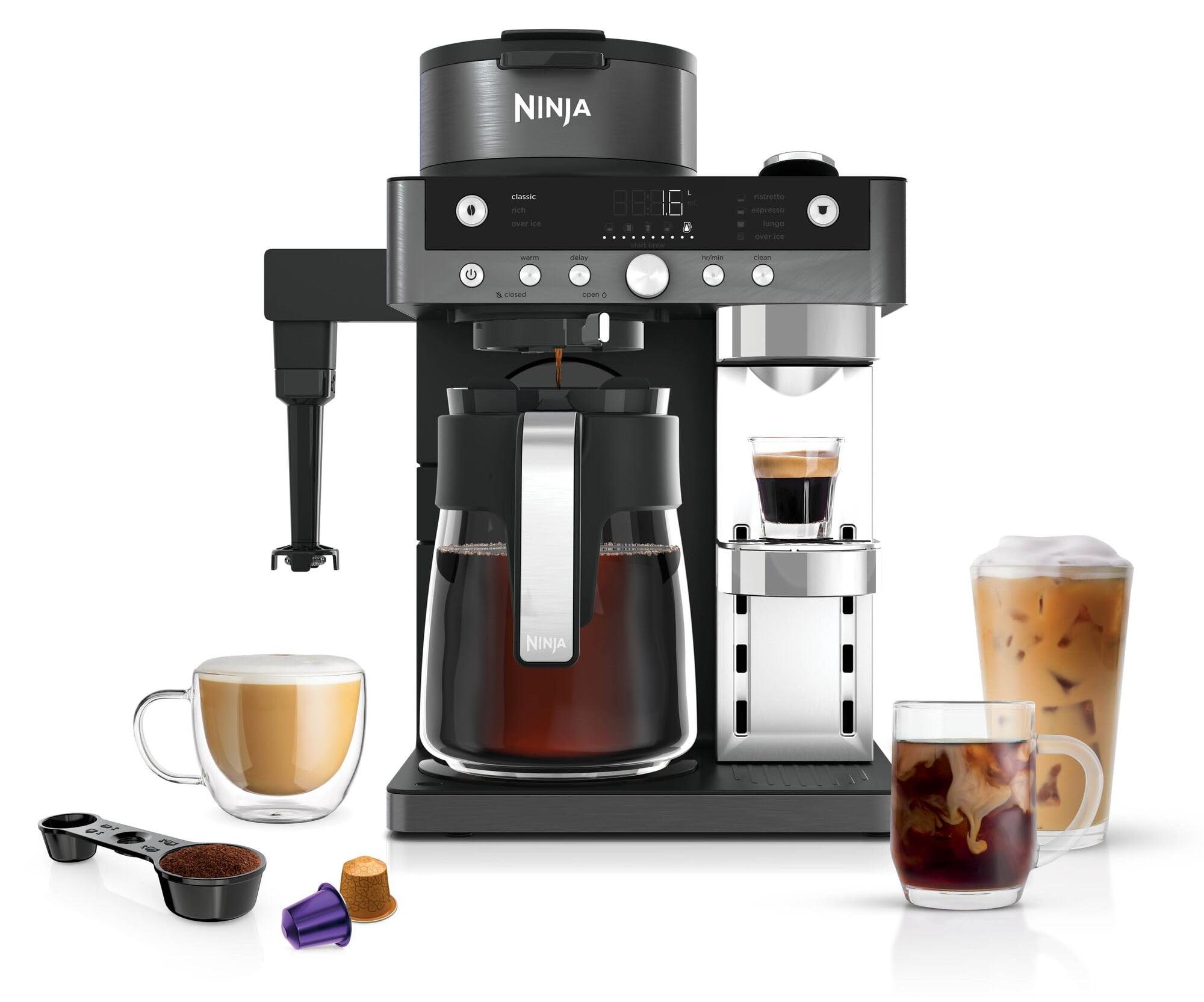 Ninja Prestige 2-in-1 Filterkaffee- und Kapselmaschine CFN802EUGM