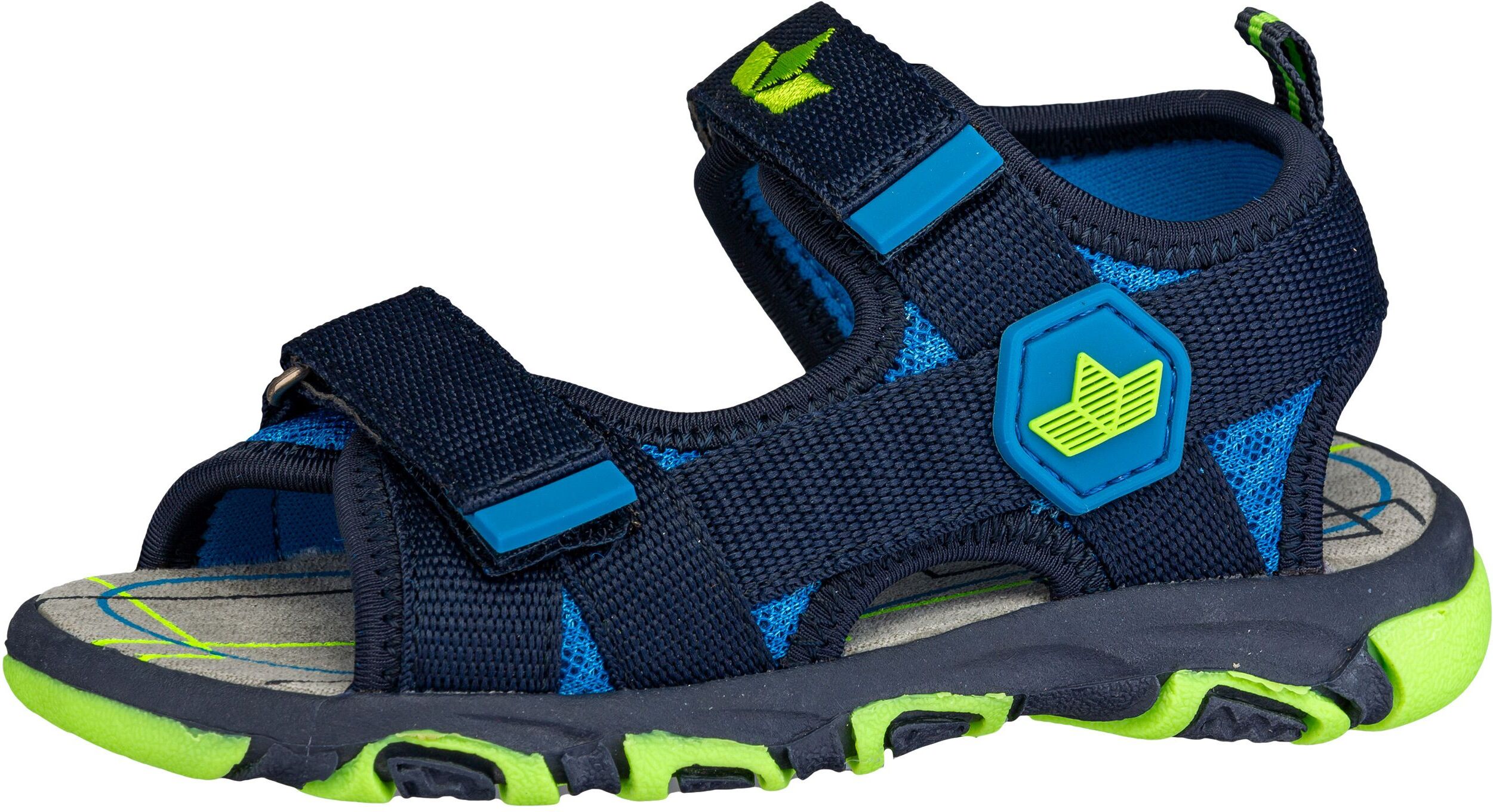 Sandale LICO "Sandale Palau V", Jungen, Gr. 26, blau, Synthetik, Schuhe Sandale
