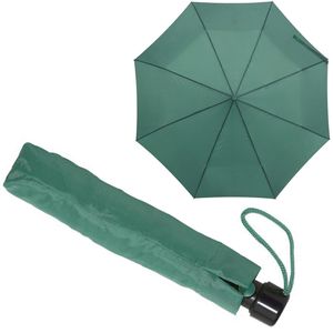 Böttcher-AG Regenschirm Prima, dunkelgrün, Auf-Automatik, Ø 96 cm, 28 cm, Taschenschirm