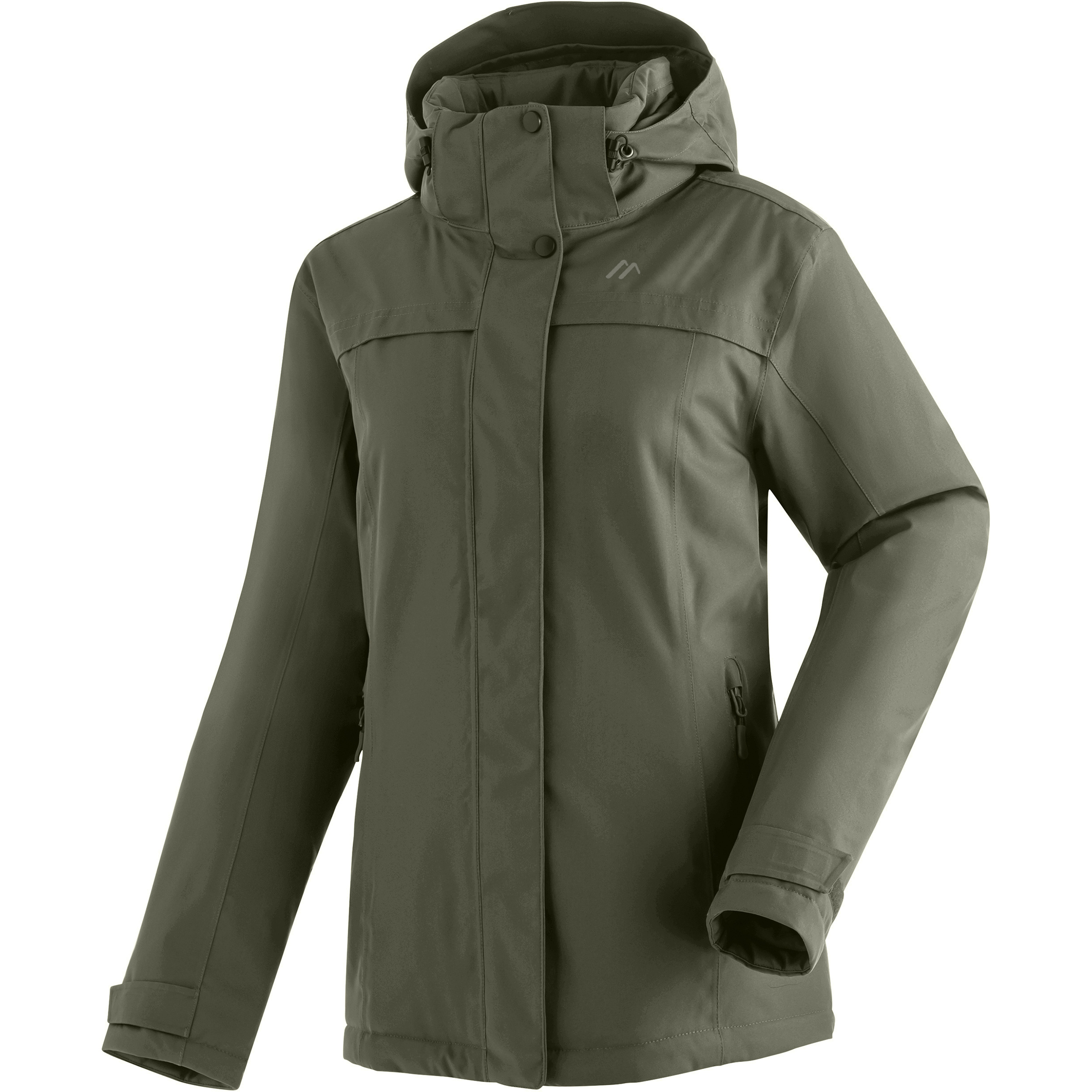 Maier Sports Lisbon Damen Isolationsjacke oliv Größe 4XL Trekking Widerstandsfähig Wasserabweisend