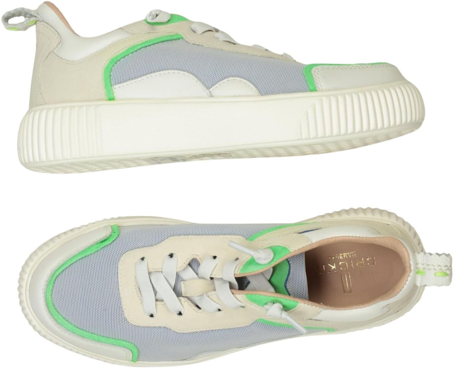 Crick IT Damen Sneaker, Neon, Gr. EU 37, Leder - Second Hand