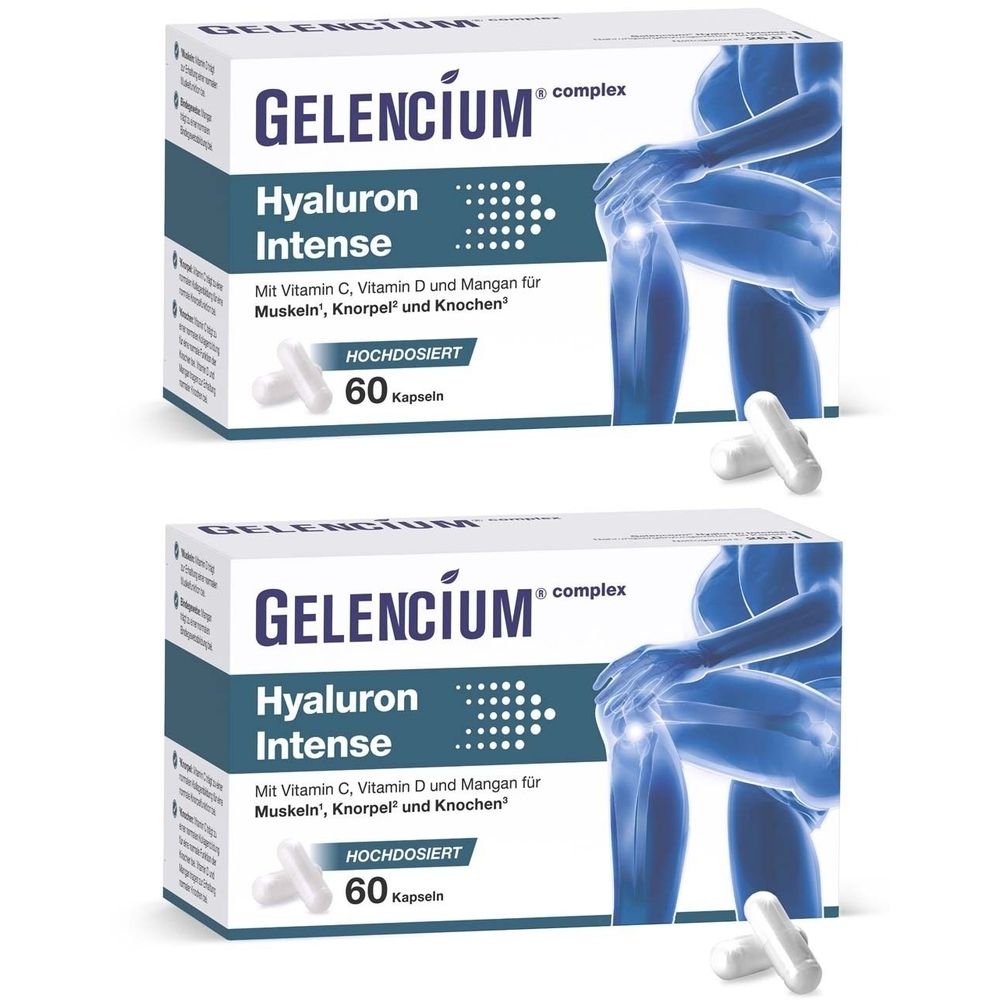 Gelencium Hyaluron Intense hochdos.Vitamin C Kaps. 2x 2x60 St Kapseln