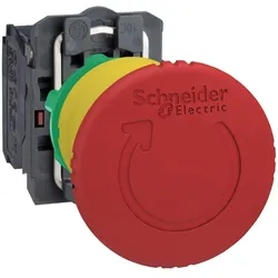 Schneider Electric Not-Halt-Schalter 40mm Drehen 2Ö, Schalter + Taster, Rot
