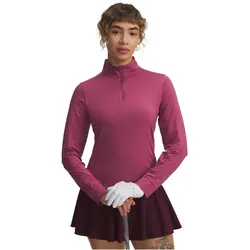 UNDER ARMOUR Drive 1/4-Zip langarm Golfshirt Damen 659 - fuchsia dusk/fuchsia dusk XL