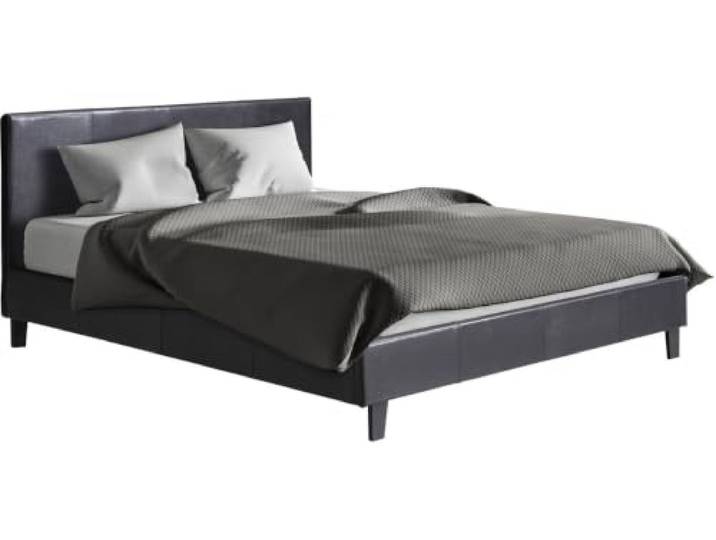 habitat et jardin Einzelbett Lina - 140 x 190 cm - Schwarz