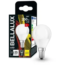 BELLALUX matte E14 LED Glühlampe Tropfen 3W wie 25W warmweiß