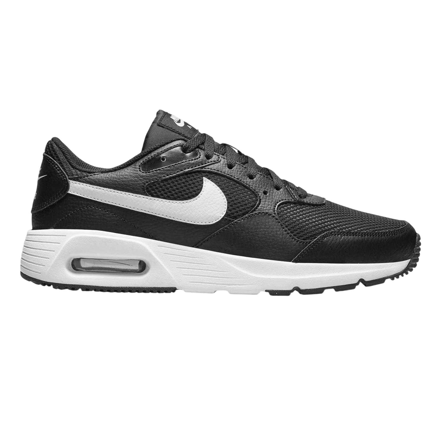 Nike - "Air Max SC" Sneaker für Herren, Leder (Schwarz/Weiß)