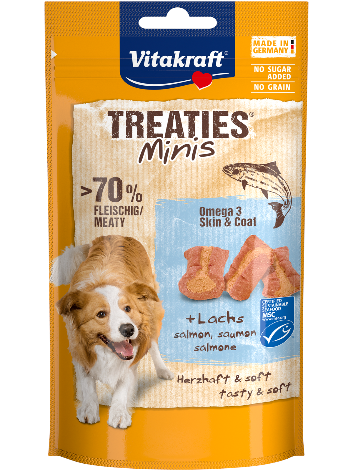Vitakraft Treaties Minis Lachs & Omega 3 48g