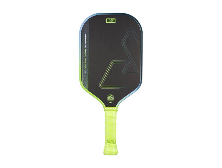 JOOLA Perseus Heat Vision 16 mm Pickleball Paddle - Getextureerde koolstofvezel oppervlak voor spin - SK-film voor verminderde trillingen - USAP Goedgekeurd - NFC-chip ingeschakeld