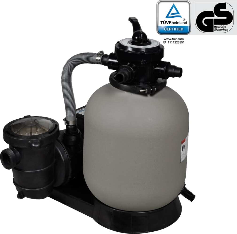 Maison Exclusive Sandfilterpumpe 600 W 17.000 L/h