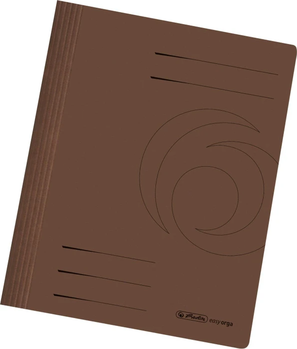 herlitz 10 Schnellhefter Karton braun DIN A4