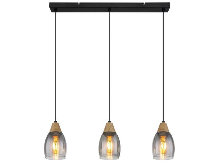 Hängeleuchte Reid Grau/Schwarz max. 15 Watt