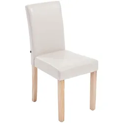 CLP Esszimmerstuhl Ina natura   Farbe: creme, Gestell Farbe: natur