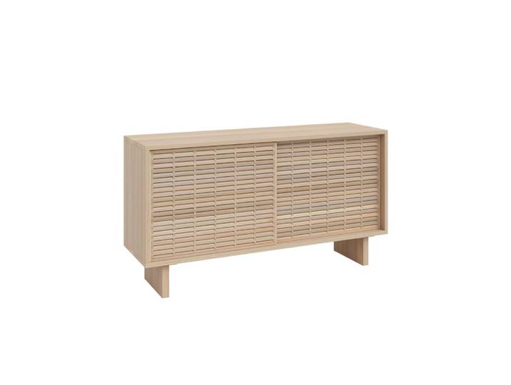 Buffet en bois massif naturel 120 cm Verni