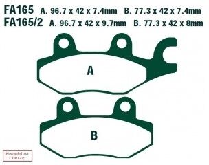 EBC Brakes FA165R Bremsbeläge