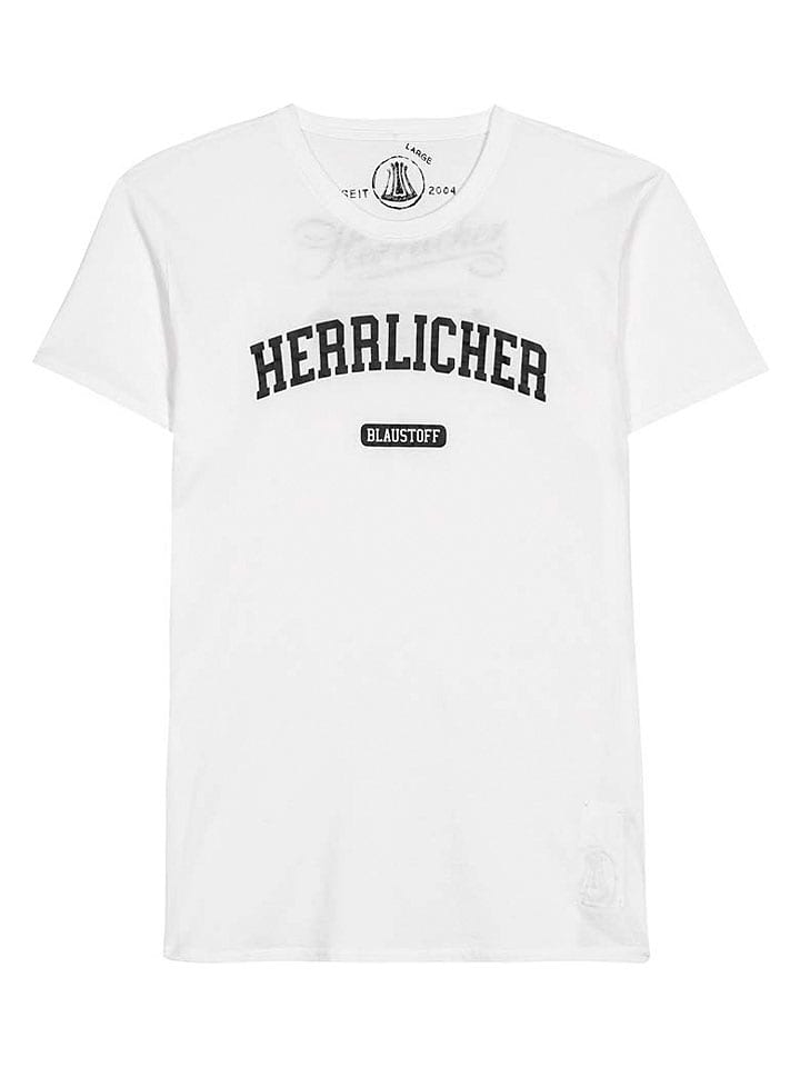 Herrlicher Shirt in Weiß - M
