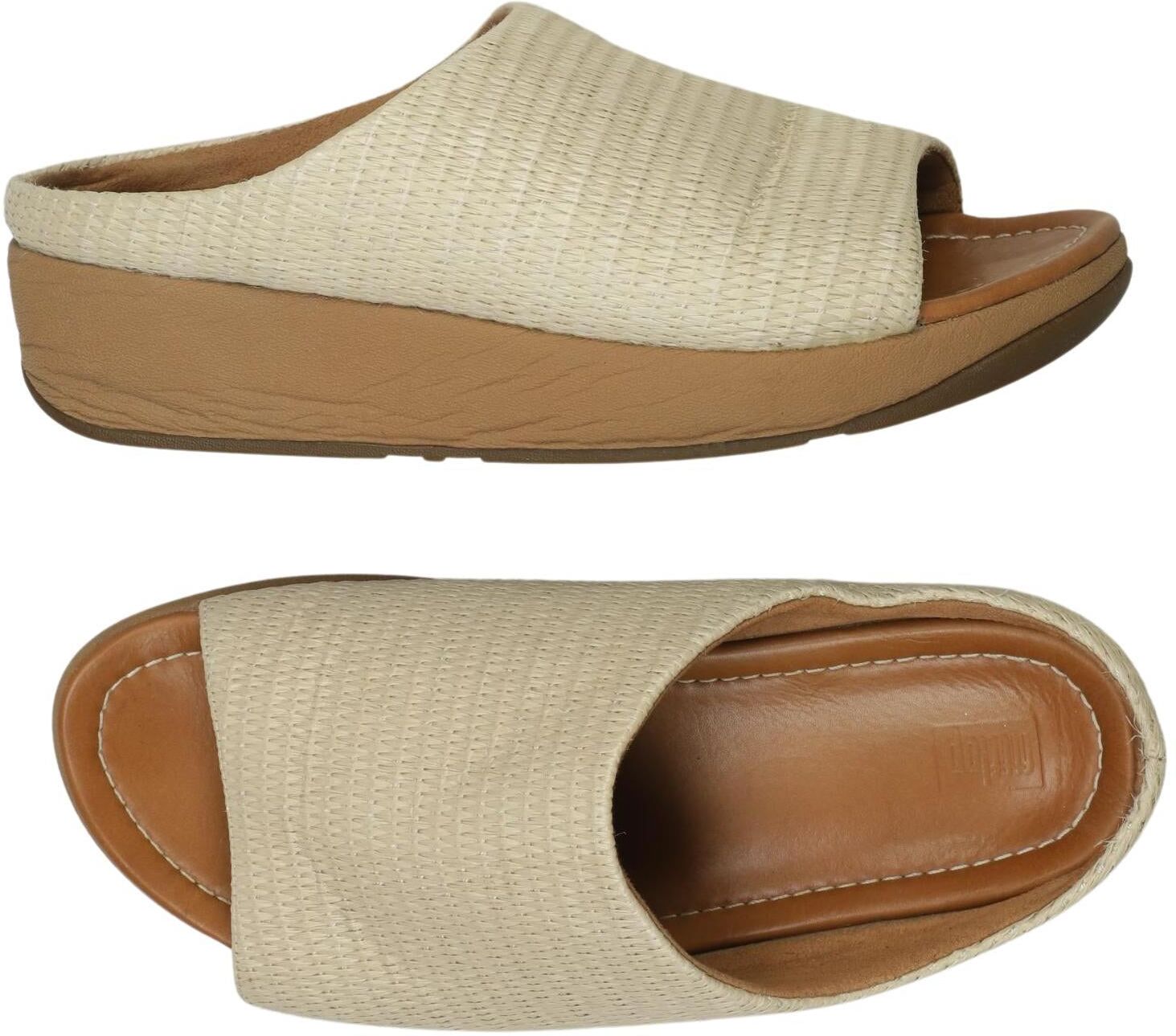 FitFlop Damen Sandalen, Beige, Gr. EU 41, kein / Etikett - Second Hand