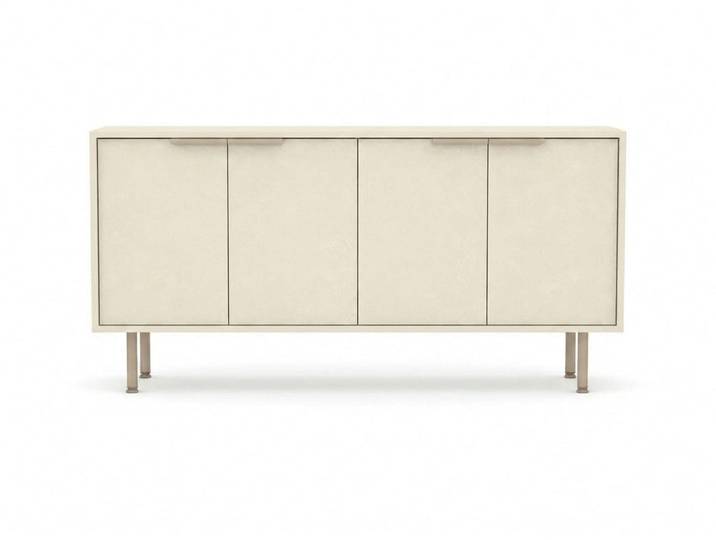 JVmoebel Sideboard Schickes Weißes Sideboard Designer Wohnzimmer Kommode Holzmöbel, Made in Europa