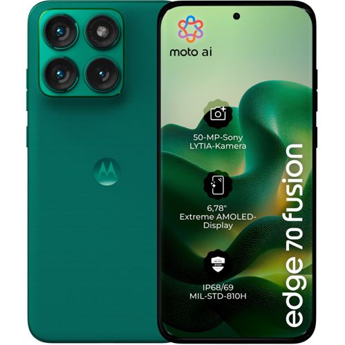 Motorola edge 70 fusion sporting green