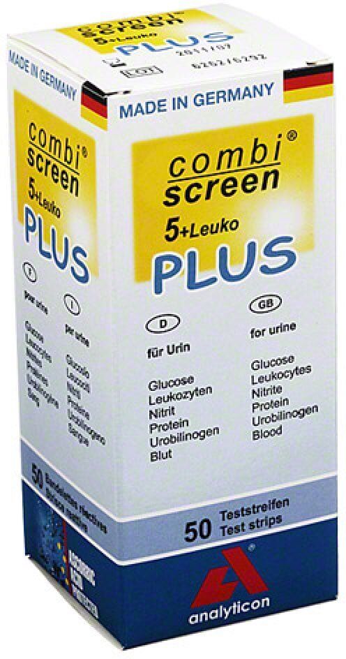 Combiscreen 5+leuko Plus Teststreifen 50stk