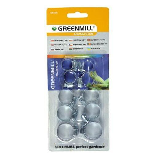 Greenmill Klemmbänder 10 PCs Für Schläuche 1/2 & quot, 5/8 & quot, 3/4 & quot (Schlauchschelle) (5904842721244)