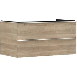 Hansgrohe Xelu Q Waschtischunterschrank Eiche Natur, 980x540 mm, 2 Schubkästen, SoftClose, Wandmontage