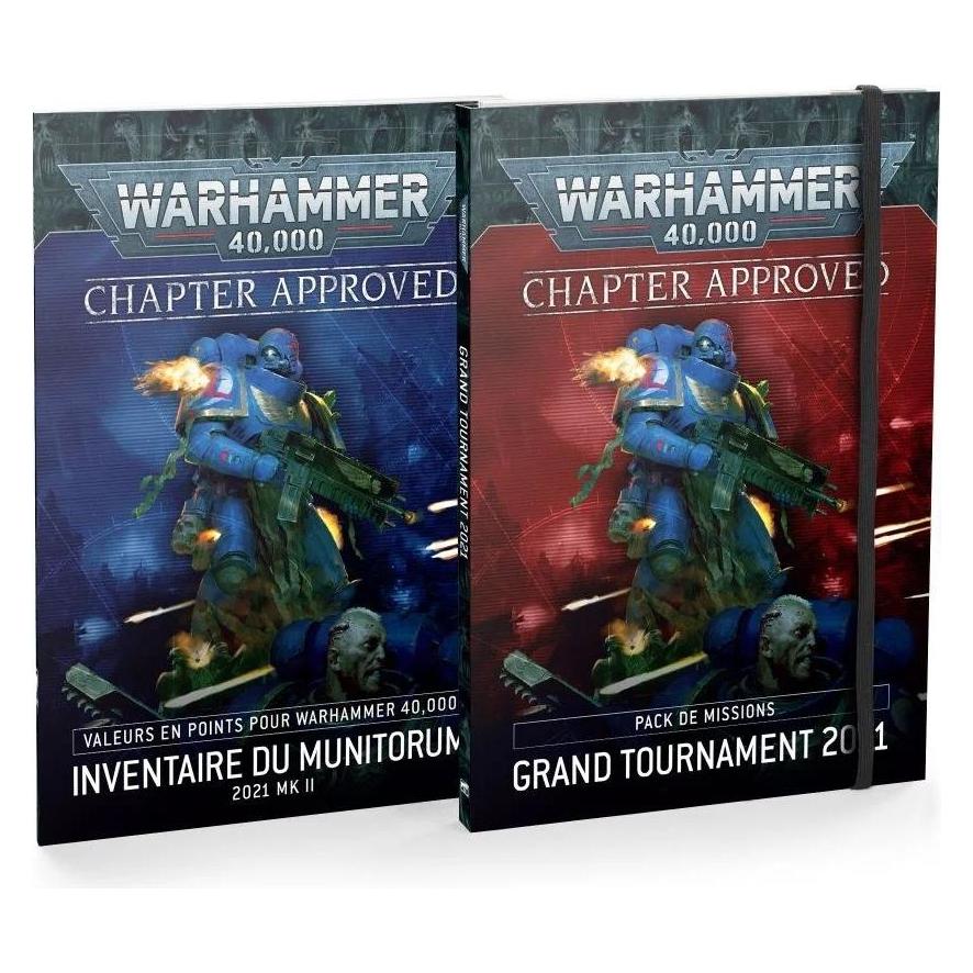 Games Workshop Chapter Approved: Pack de Missions Grand Tournament 2021 et Inventaire du Munitorum 2021 MkII (Papier) (01040199129)