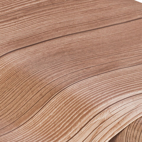 Abwaschbare Tischwäsche/Wachstuch "Holz-Design", braun-color