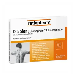 Diclofenac ratiopharm Schmerzpflaster 140 mg 10 St