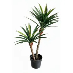 Kunstpflanze Palme 118 cm Kunststoff Grün
