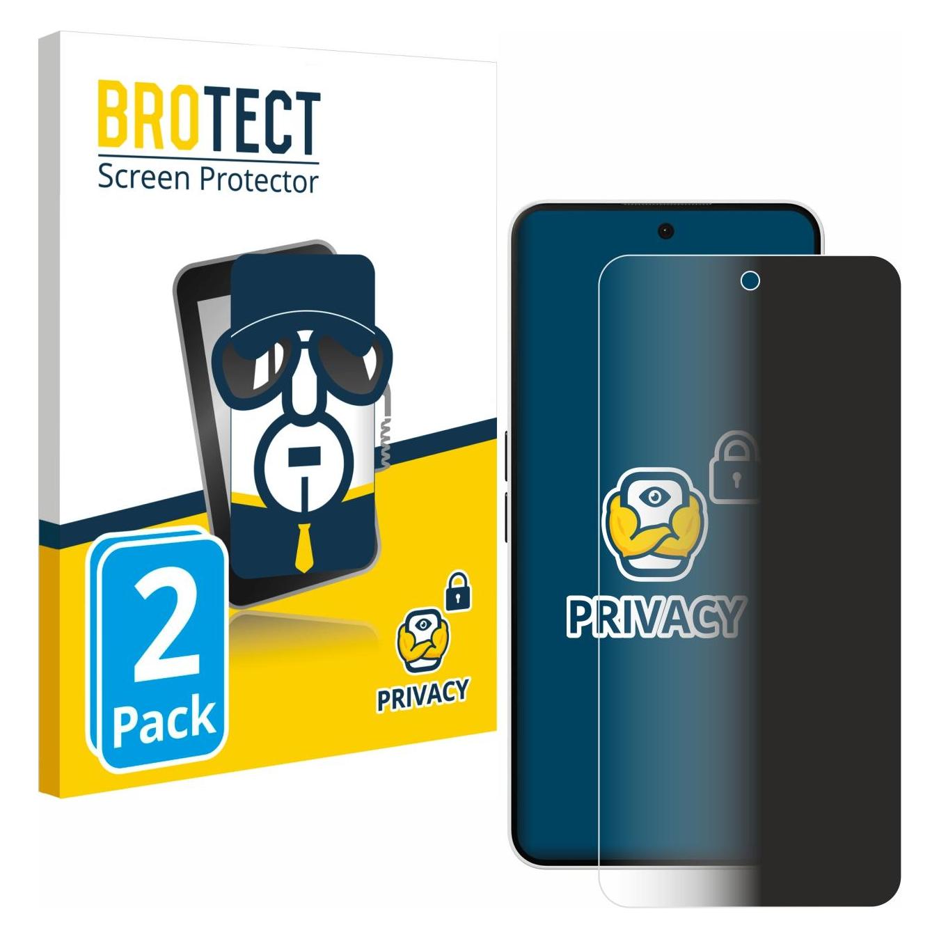 Brotect Sichtschutzfolie Anti-Spy Privacy Folie Blaulicht-Schutz (Nothing Phone (3a)) (4358216)