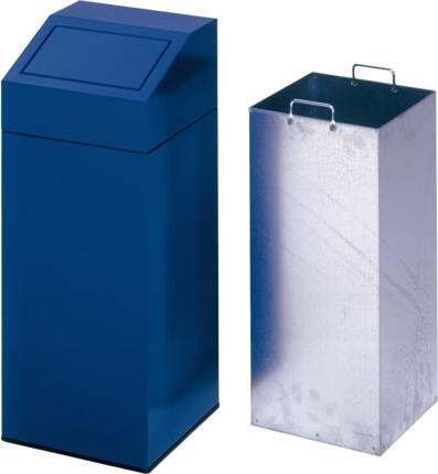 Wertstoffsammler - Volumen 82 l - 890 x 380 x 380 mm (H x B x T) - Farbe grau