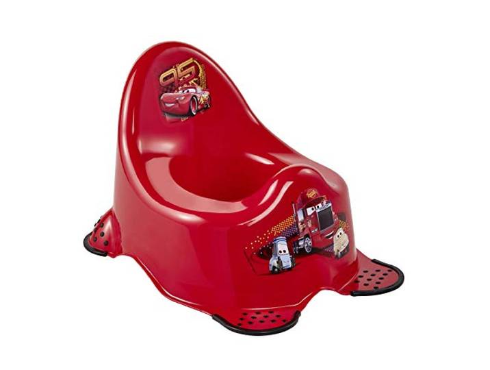 keeeper Plaspotje, Cars, vanaf ca. 1,5 tot ca. 3 jaar, met antislip, Adam, kersenrood