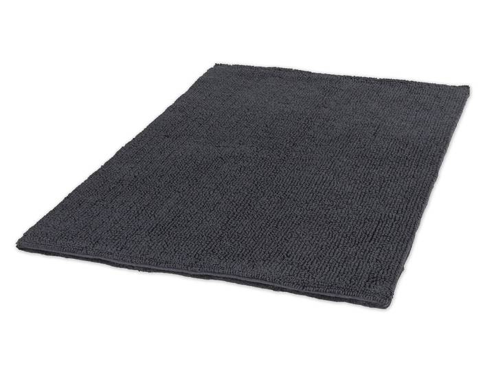 Badematte Bahamas Uni Gr. 4, grau (anthrazit), H:30mm, Baumwolle, SCHÖNER WOHNEN-KOLLEKTION, Badematten, Badematte, beidseitig verwendbar