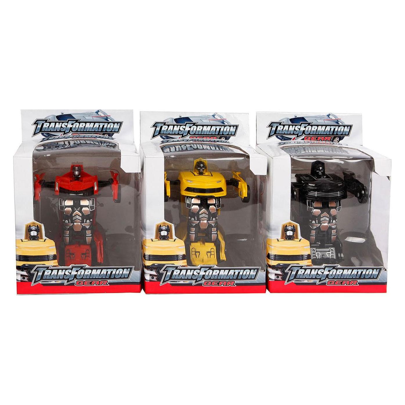 Manen Roboterauto verwandelbar 14cm 4fach sortiert (520122)
