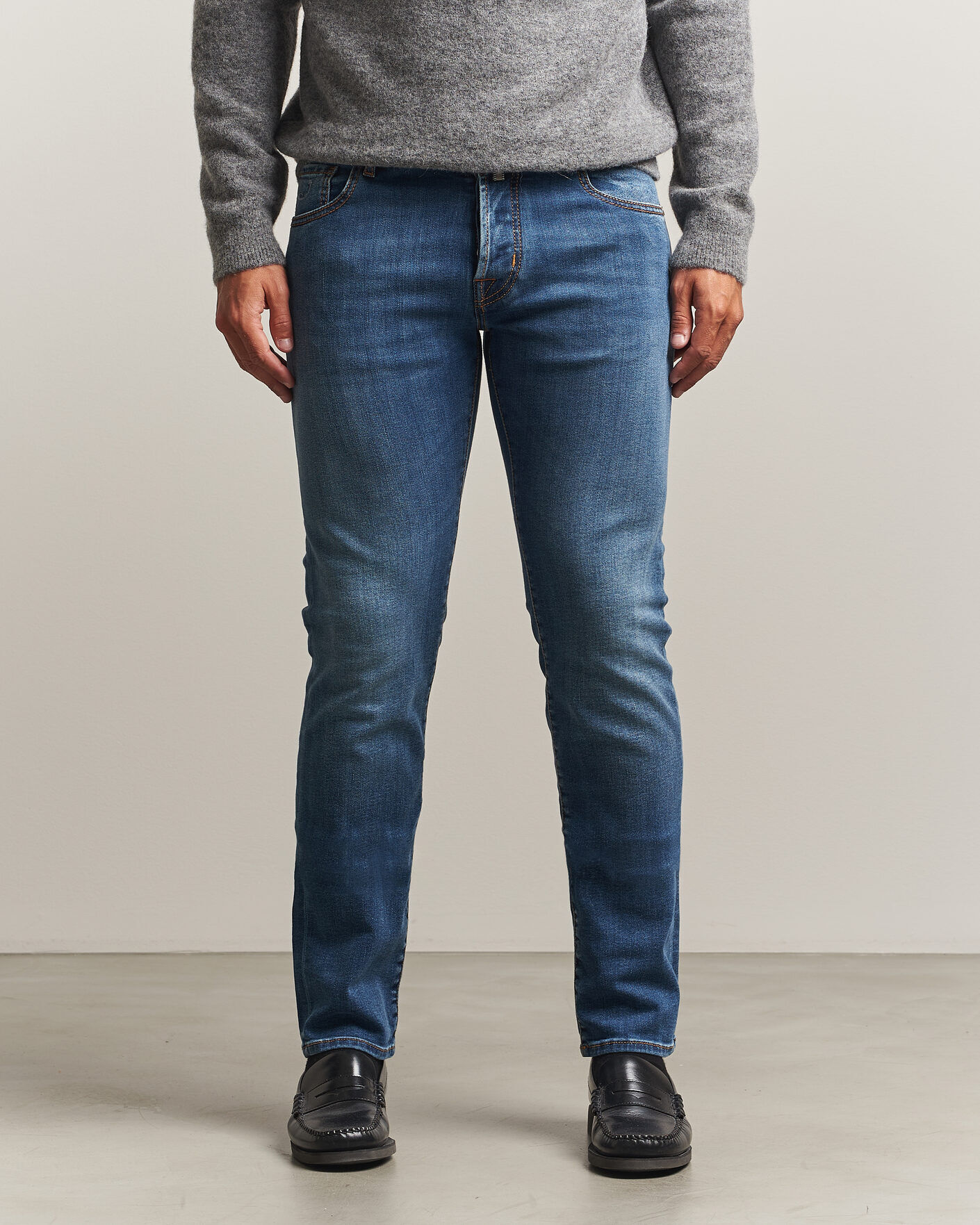 Jacob Cohën Nick F1 Slim Fit Stretch Jeans Light Blue men W31L32 Blå