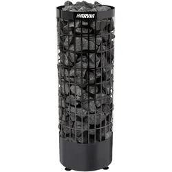 Harvia Cilindro 6,8 kW | benötigt externe Steuerung | Schwarz-Chrom