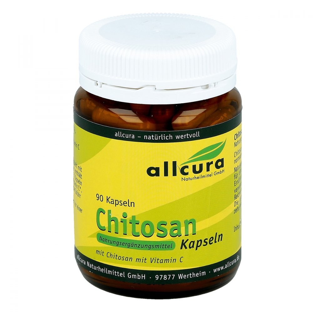 allcura Naturheilmittel GmbH Chitosan Kapseln 480 mg 04020732