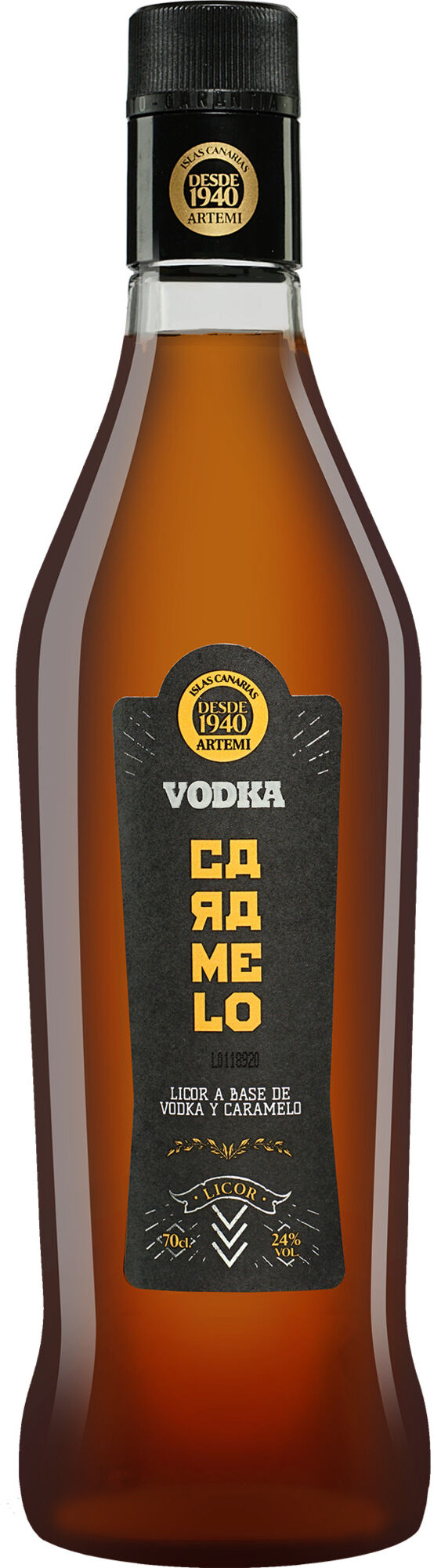 Vodka Caramelo Artemi 24% Vol. aus Spanien