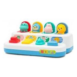 Baby Mix Interaktives Spielzeug Pop-Up-Fenster mit Tieren Peekaboo (57940727)