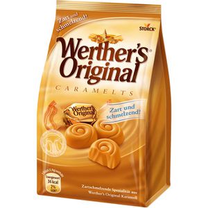 Werthers-Original Karamellbonbons Caramelts, Karamellkonfekt, 23 Stück, 153g