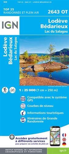 Collectif - Lodève.Bédarieux-Lac de Salagou 1:25 000 - Preis vom 07.10.2026 11:45:10 h
