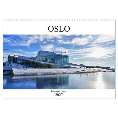 Oslo - Norwegen (Wandkalender 2027 DIN A2 quer), CALVENDO Monatskalender